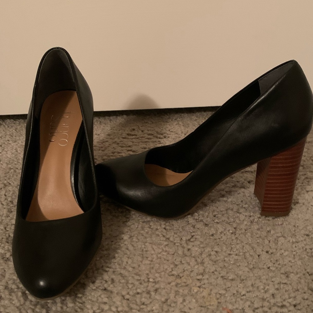 Franco Sarto Black Business Heels